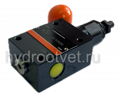 DBDH6G1X/315 - Предохранительный клапан прямого управления Ду6, давление регулировки до 315 бар, тип монтажа - резьбовой, элемент регулировки H = рукоятка