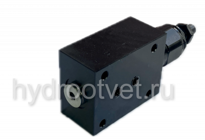DBDH6P1X/400 - Предохранительный клапан прямого управления Ду6, давление регулировки до 400 бар, тип монтажа - на плиту, элемент регулировки H = рукоятка