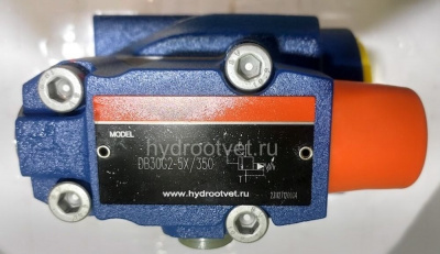DB30G2-5X/350 - Предохранительный клапан Ду32 с давлением настройки до 350 бар, управление - X и Y - внутренние