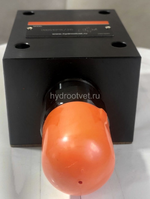 DBDS10P1X/100 - Предохранительный клапан прямого управления Ду10, давление регулировки до 100 бар, тип монтажа - на плиту, элемент регулировки S = винт